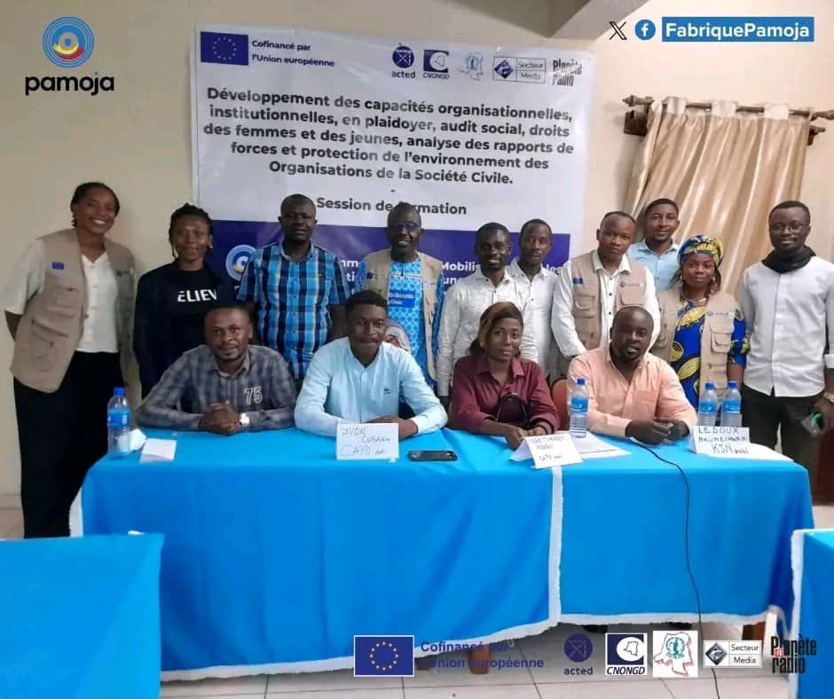 EmergenceESPlus's tweet photo. Bukavu, participat° à une série des formations ds le cadre du projet #pamojardc, du partenariat #ACTED et #congD et #cojeski. Cette session qui vise le renforcemt des capacités organisationnelles, institutionnelles et techniques des OSCs bénéficiaires dont #ESPlus au #SudKivu https://t.co/FXEJRTbYWj