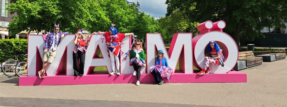 Here we go #Malmo #Eurovision2024 ❤️