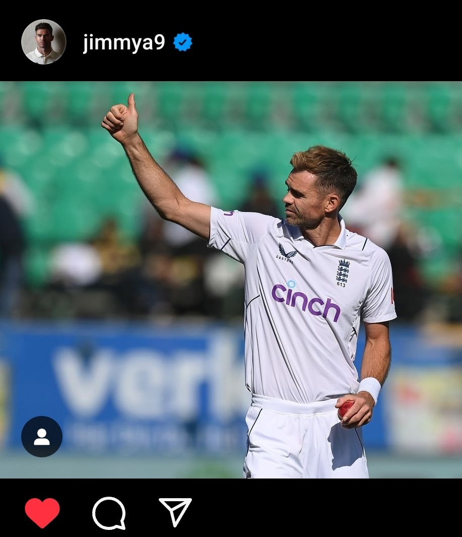 Good Bye Jimmy
As a Kid I hated you and always prayed for your absence in #INDvsENG matches.

But growing up i realised you greatness,as you bid adieu to this beautiful sport,I am sad that i will never see  magic of your wrists.
#ThankYouJimmy