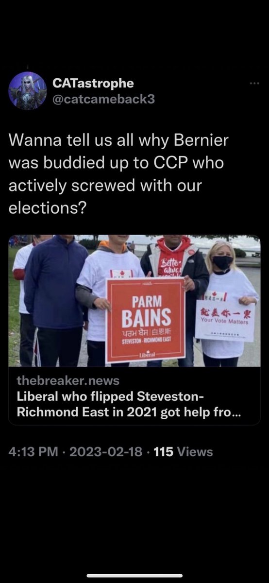 Harmony47383691's tweet photo. @MichaelBator6 @Energyfreak95 #ForeignInterferencePPC
#VoteMaxGetTrudeau
Definitely #Pierre4PM #TrudeauMustGo
#BernierIsUnelectable https://t.co/zerLmJkkiS