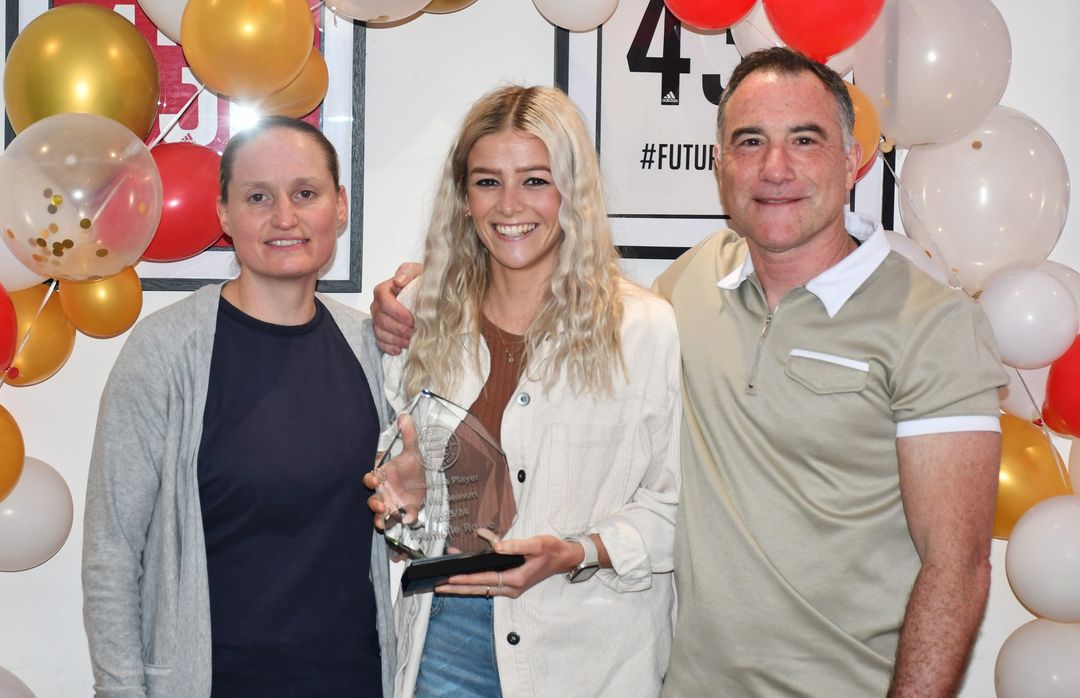 <a href="/WorthingFCWomen/">Worthing FC Women</a> awards evening
Young player <a href="/katieyoung126/">Katie Young</a> 
Golden Gloves <a href="/laurendolbear/">Lauren Dolbear</a> 
Supporters player <a href="/katieyoung126/">Katie Young</a> 
Managers player <a href="/DanielleRowe96/">Danielle Rowe</a> 
Players player <a href="/Chloe_wincheste/">Chloe Winchester</a>