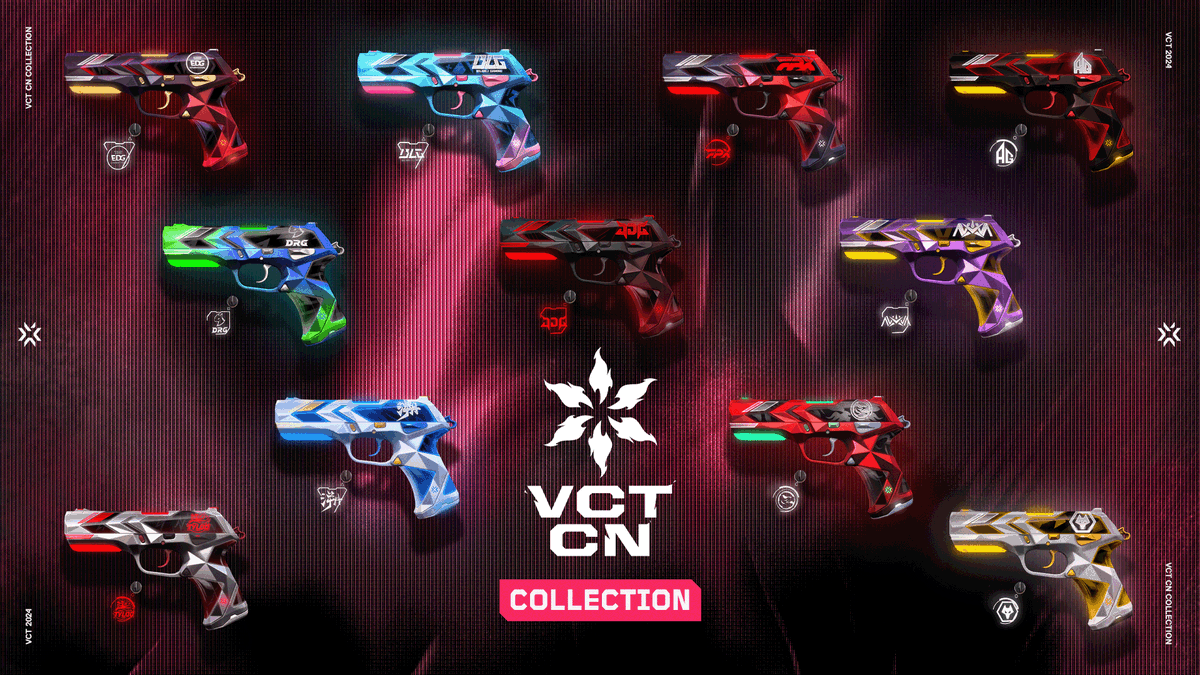All the new VCT China Capsules | #VALORANT Available May 14th.