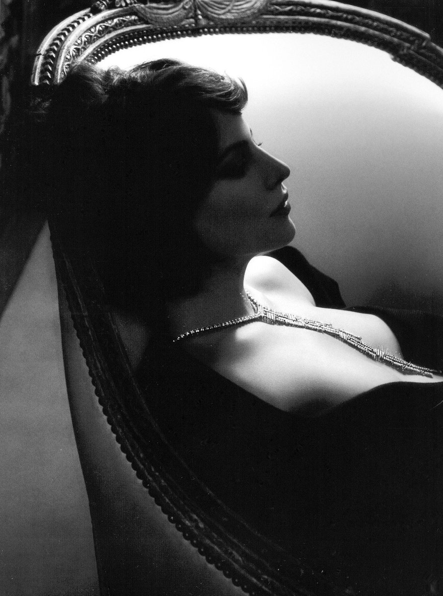 Anna Mouglalis photographed by Karl Lagerfeld for Chanel jewelry, 2009.