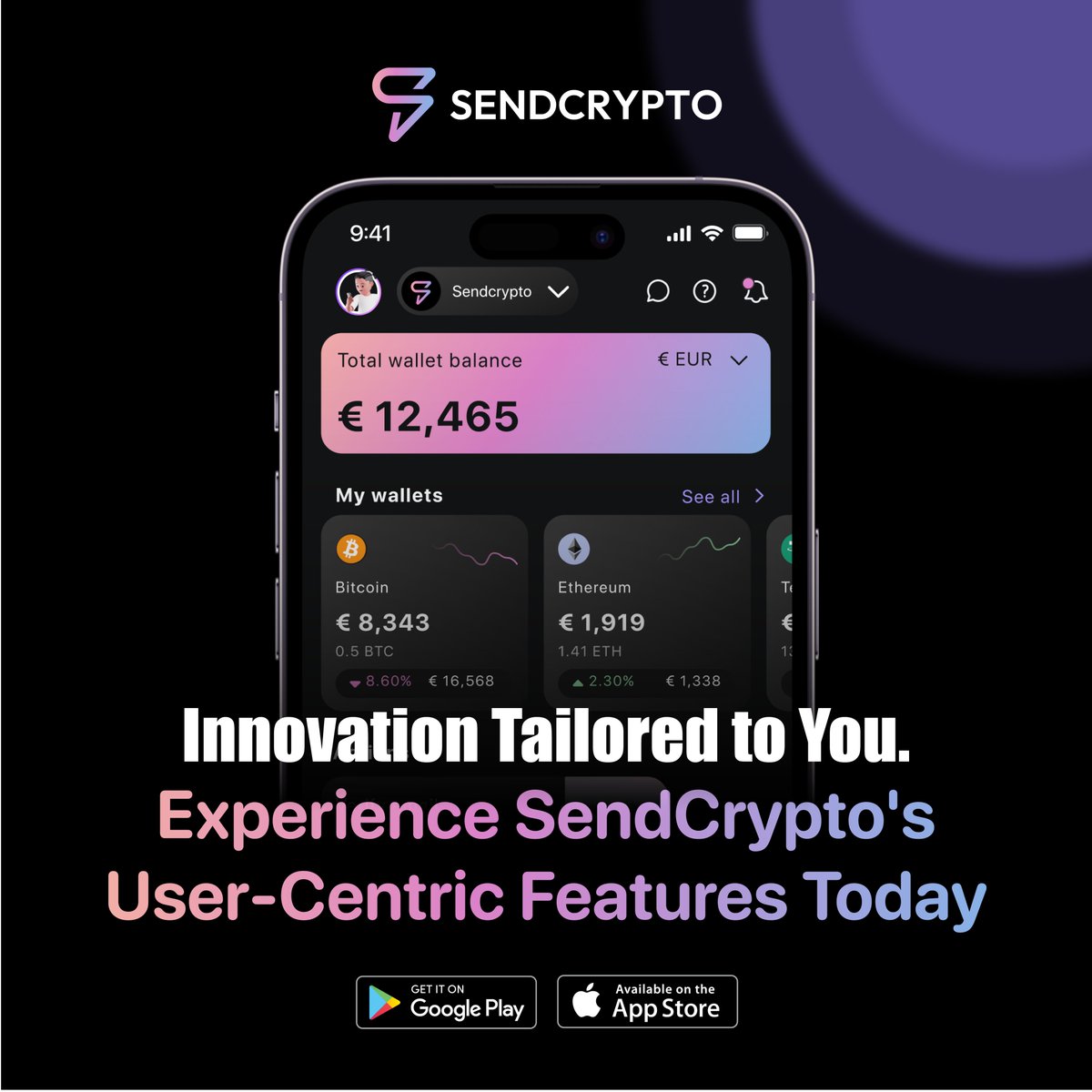 💡Innovation at the Core of #SendCrypto👇
👉As the digital finance landscape evolves, so do we. Our commitment to continuous innovation ensures we stay at the forefront, offering cutting-edge features for a superior user experience💻

#dapp #defi #web3 #TechLeaders #CryptoTech