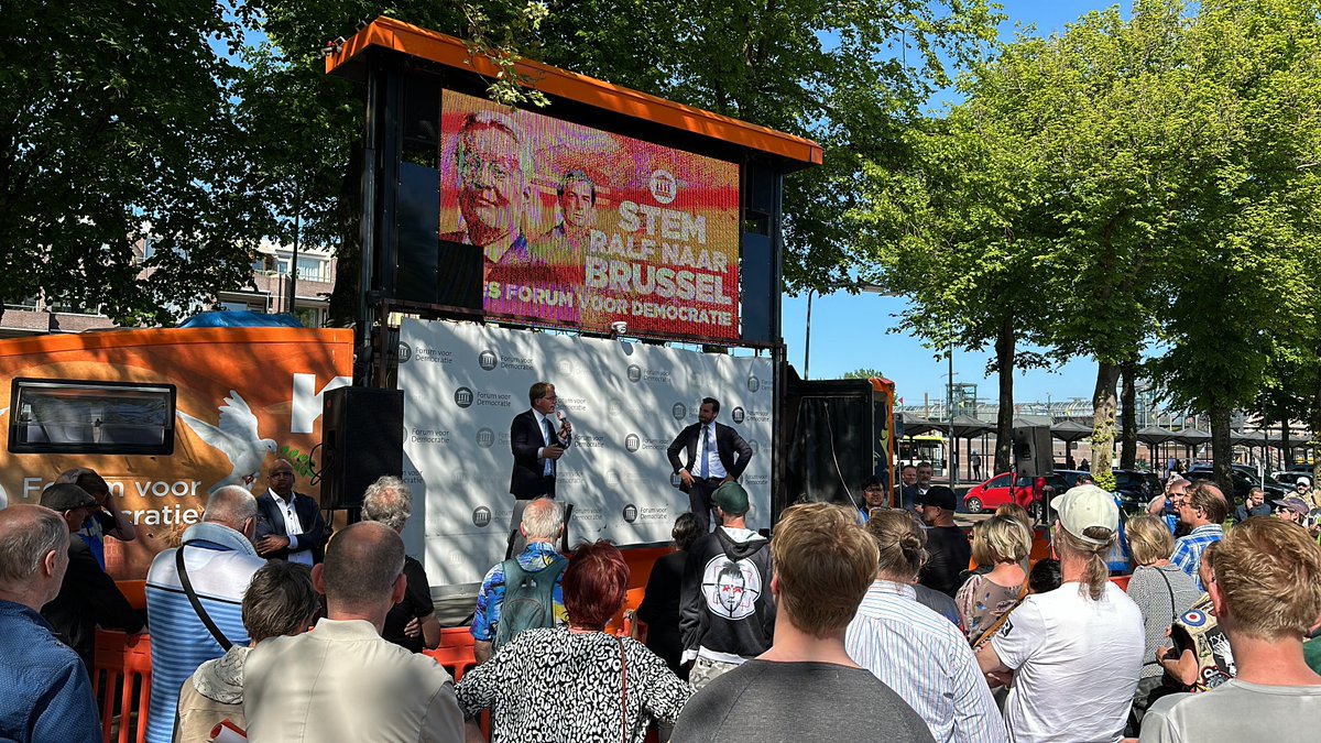 Nu in Hoorn met het #FVD team, vanavond om 19:00 op de Paardenmarkt in Alkmaar.