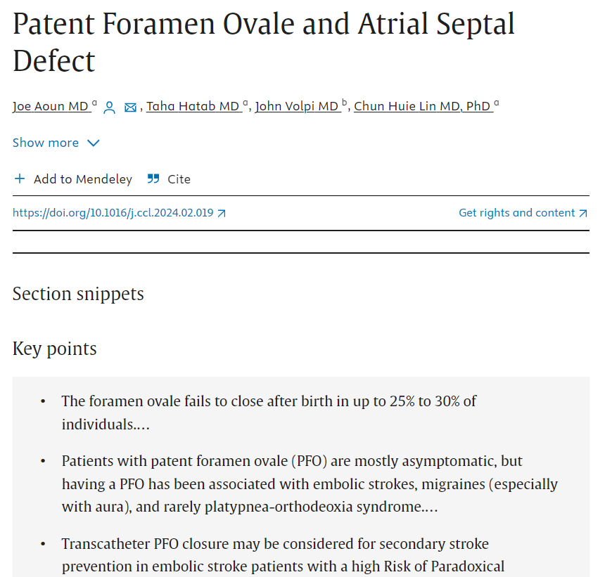 Joe Aoun (@joe_aoun_) on Twitter photo All you need to know about Patent Foramen Ovale and Atrial Septal Defects (from anatomy to percutaneous interventions)-<a href="/Cardio_Clinics/">CardiologyClinics</a>. Thank you <a href="/DrAFrangieh/">Antonio Frangieh, MD, MPH, FACC, FSCAI</a> for the invitation! doi.org/10.1016/j.ccl.… <a href="/HuieLin/">C Huie Lin MD, PhD 林存暉</a> <a href="/RealJayVolpi/">John “Jay” Volpi</a> <a href="/Taha_Hatab1/">Taha Hatab</a> #CardioTwitter #Cardiology <a href="/HMethodistCV/">Houston Methodist CV</a> All you need to know about Patent Foramen Ovale and Atrial Septal Defects (from anatomy to percutaneous interventions)-<a href="/Cardio_Clinics/">CardiologyClinics</a>. Thank you <a href="/DrAFrangieh/">Antonio Frangieh, MD, MPH, FACC, FSCAI</a> for the invitation! doi.org/10.1016/j.ccl.… <a href="/HuieLin/">C Huie Lin MD, PhD 林存暉</a> <a href="/RealJayVolpi/">John “Jay” Volpi</a> <a href="/Taha_Hatab1/">Taha Hatab</a> #CardioTwitter #Cardiology <a href="/HMethodistCV/">Houston Methodist CV</a>