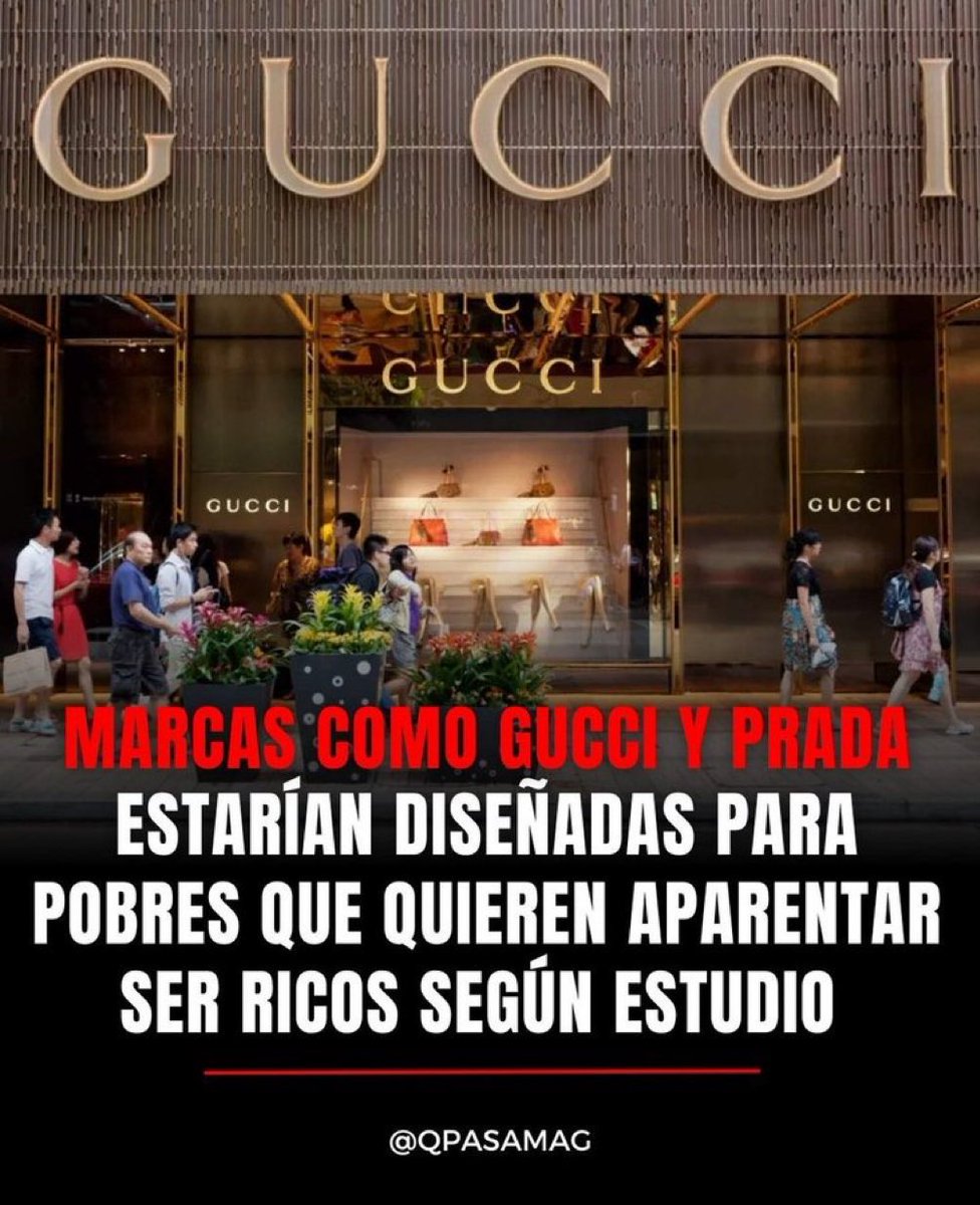 Toda marca que utilice “logomanía” está diseñada para personas que desean aparentar ser ricos o para nuevos ricos que quieren demostrar que ahora pueden vestir “de marcas caras”.