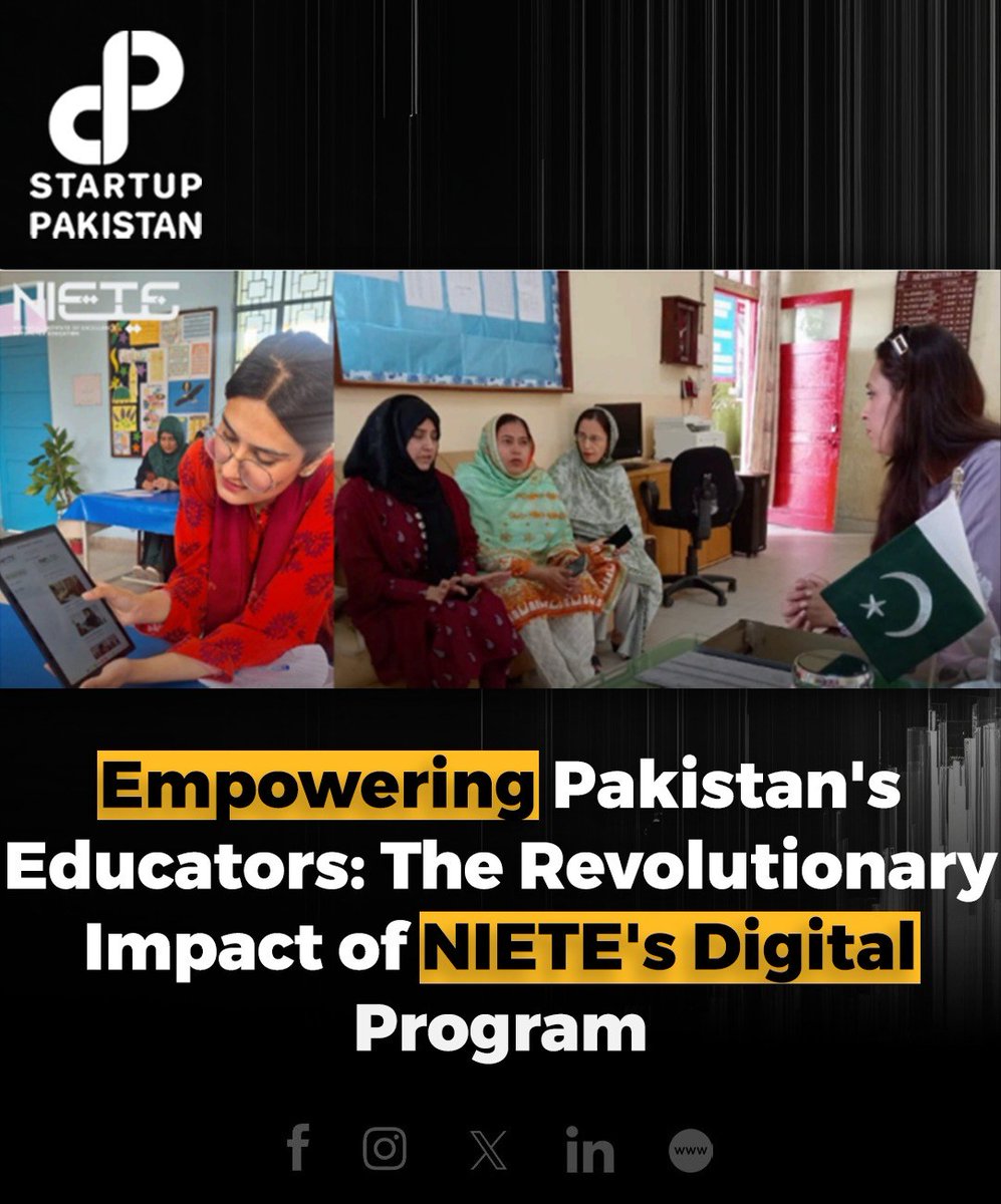 A Story of Transformation In a bustling classroom at the Islamabad Model School for Girls (IMSG) Rajwal, a remarkable change is underway. Read More: startuppakistan.com.pk/empowering-pak… #Pakistan #Education #NIETEDigital