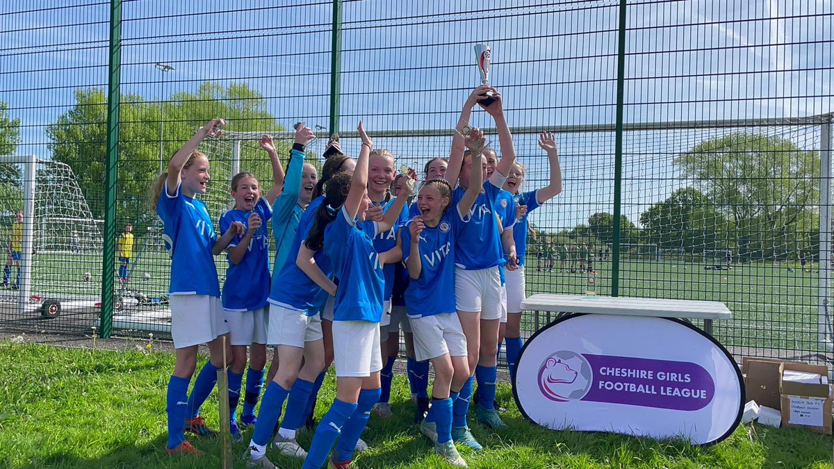 Amazing achievement for Emmy and her teammates winning the Cheshire Girls Football League today

Quality from Emmy as well who has finished the leagues top goalscorer ⚽️

Final game of the season to come - cup final next Sat, hopefully sign the season off with another trophy 💙🤍