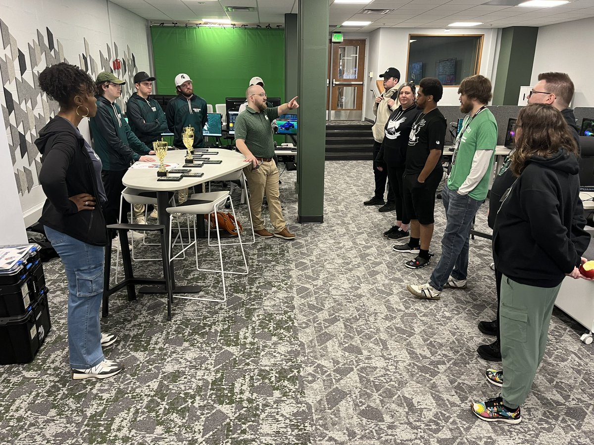 @MASSP_esports PREP State Championships are a go w/ @EsportsAtMSU — the middle school competitors are the first gamers to officially use the new space for competition. Pioneer, Allen Park and Pierce Middle Schools will throw down in Mario Kart 8 Deluxe.