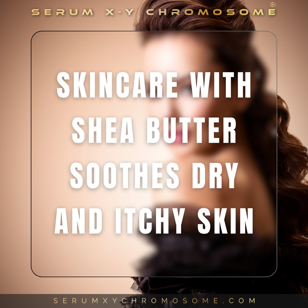 Dryness and itchiness can be caused by various factors. Use gentle, fragrance-free skincare containing ingredients like shea butter to hydrate and repair the skin barrier. #DrySkinCare #SkinHydration #SkinBarrierRepair #SoothingSolutions #SkinComfort #SERUMXYCHROMOSOME