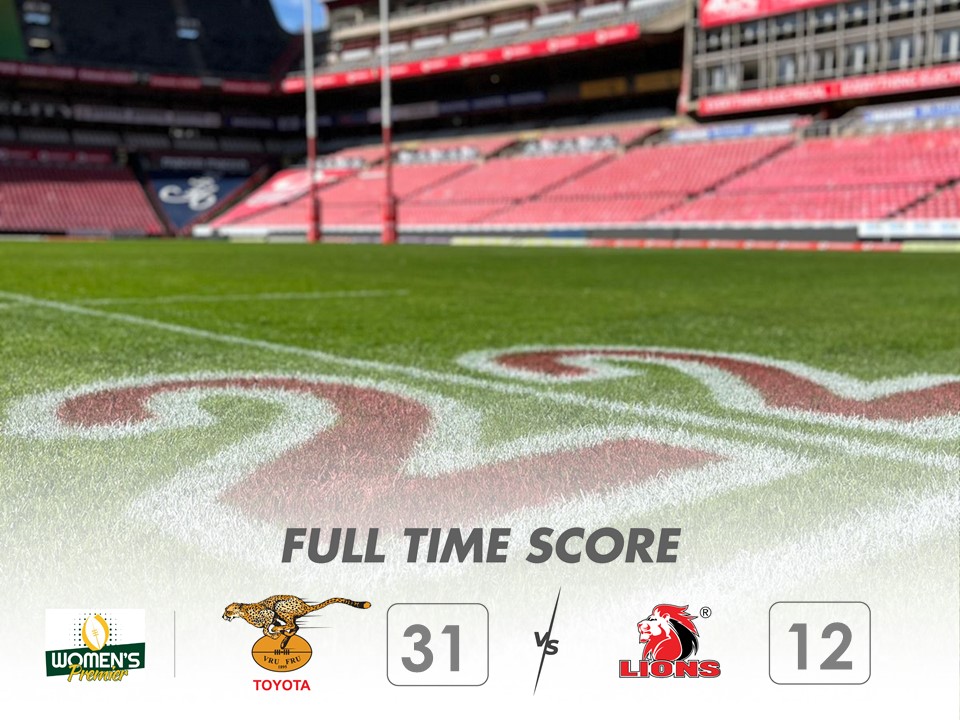 Full Time: 🏆Women's Premier Division Golden Lions Women 12-31 Free State Women #WomensRugby @ToyotaSA