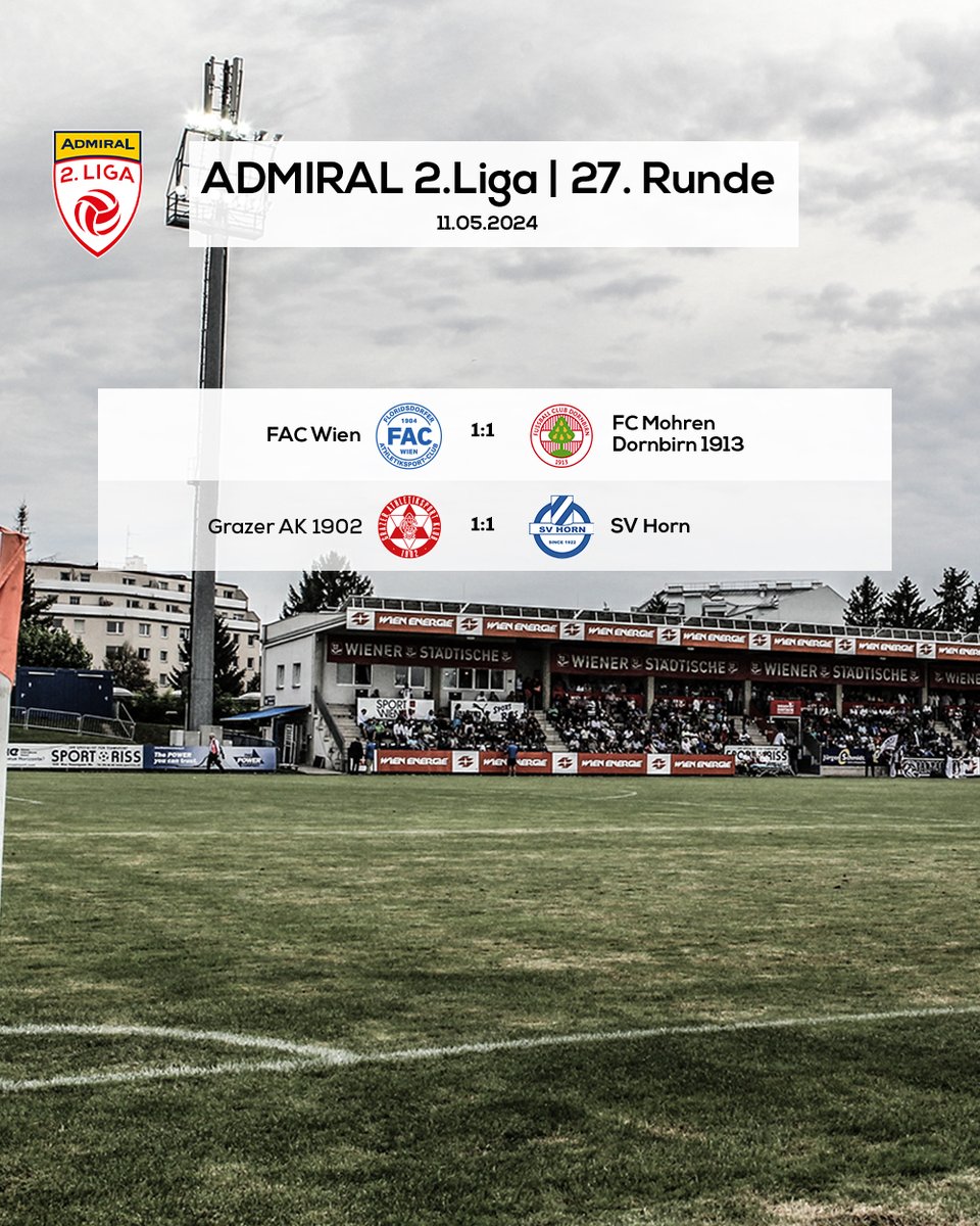 Die 2️⃣ Samstagsspiele der #AdmiralLigaZwa sind abgepfiffen. ⚽️ Hier die Ergebnisse. 👇