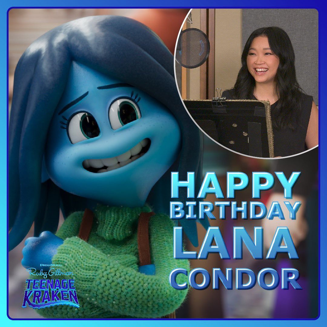 Happy 27th Birthday, @lanacondor who voiced as Ruby Gillman from #TeenageKrakenMovie