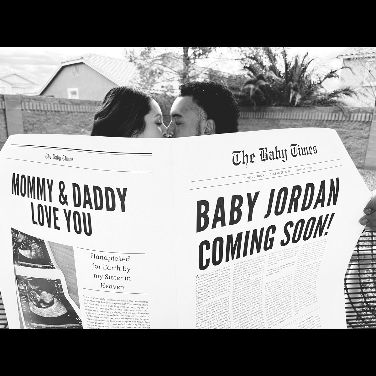 _garciajay's tweet photo. Nuestro pedacito de cielo🤍🌈 You are so loved already baby J🫶🏼 #rainbowbaby #iloveyou https://t.co/QgZjSN8ayO