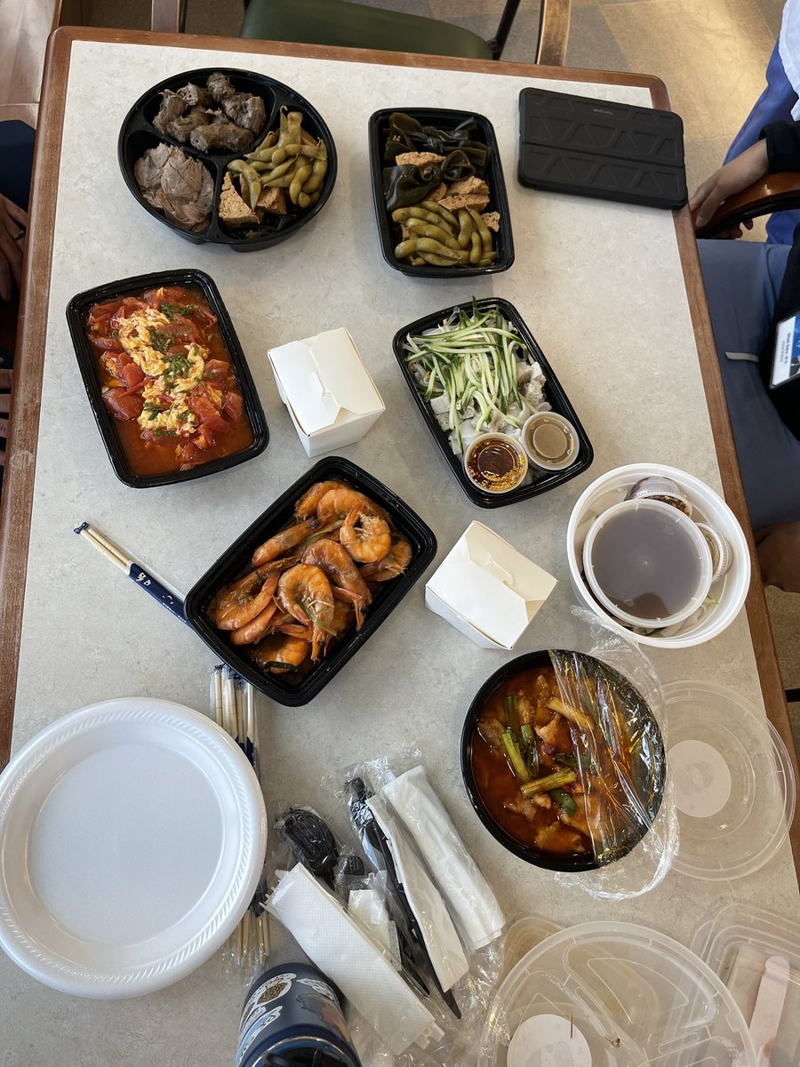 Another week on consults w a stellar team means another stellar spread for team lunch! 🙏 to super stars @SiriUrquhartMD @MayoClinicGIHep and #BibekSaha of @MayoMN_IMRES for a wonderful week and for trusting me to get them secret food from a random 🚙 🤣