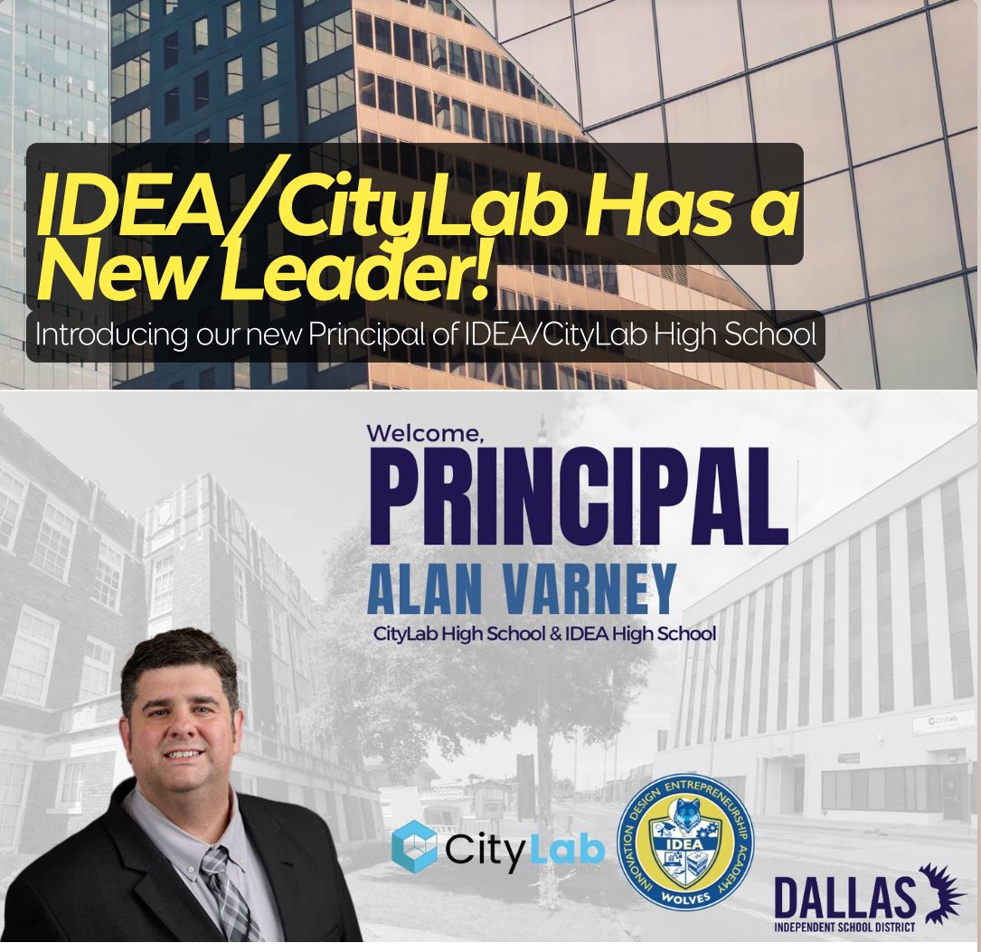 Woodrow Wildcats! 

Idea/CityLab High School has a New Leader Mr. Alan Varney! 

Congratulations Principal Varney! ❤️

#WeAreWoodrow
#WeDeliverExcellence