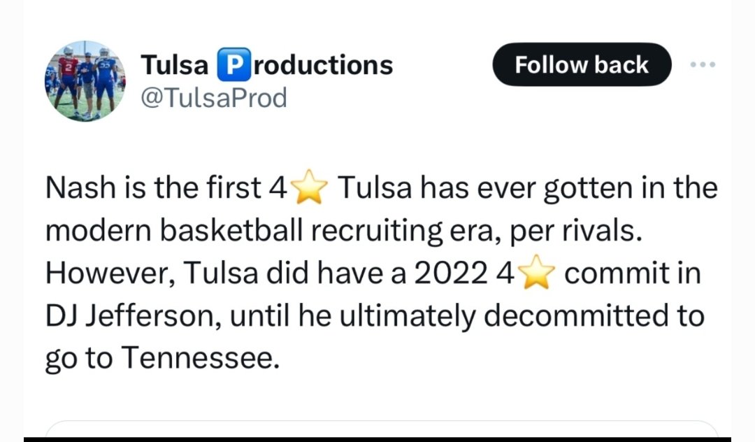 Congratulations to Memphian Jaye Nash on his commitment to Tulsa yesterday! Great young man, pure pg, great fit for that program! Works as hard as anyone! Going to do well there!