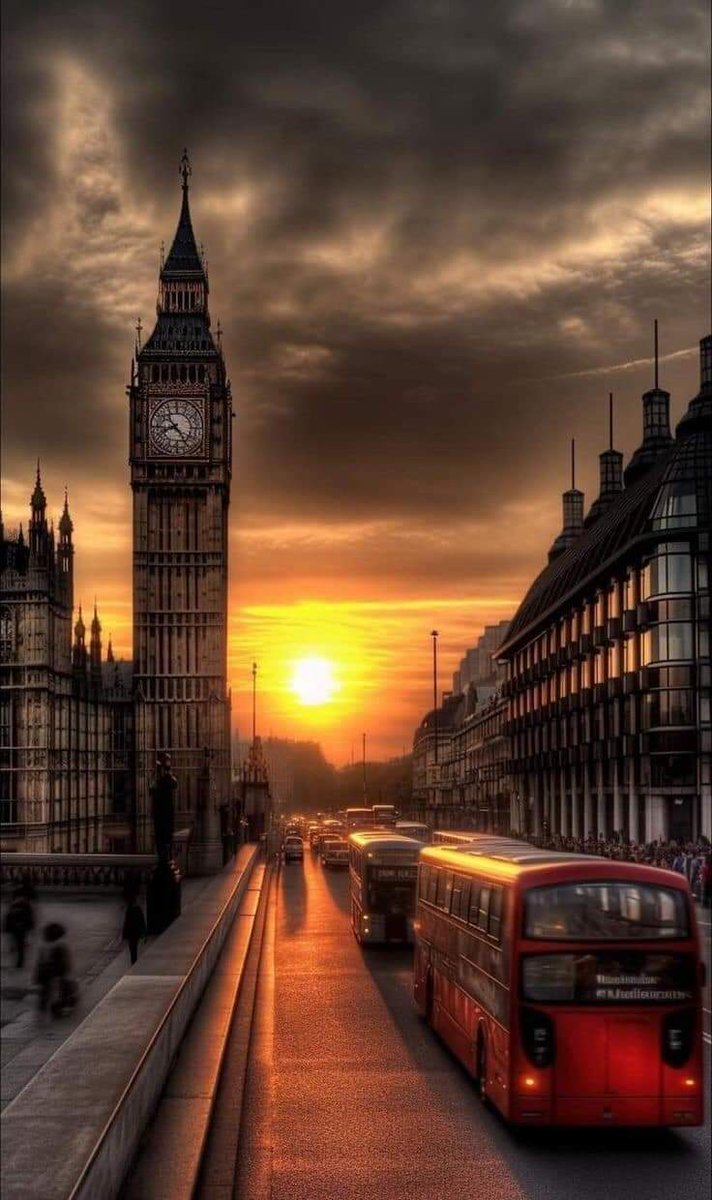 Atardecer en Londres. 🌥️