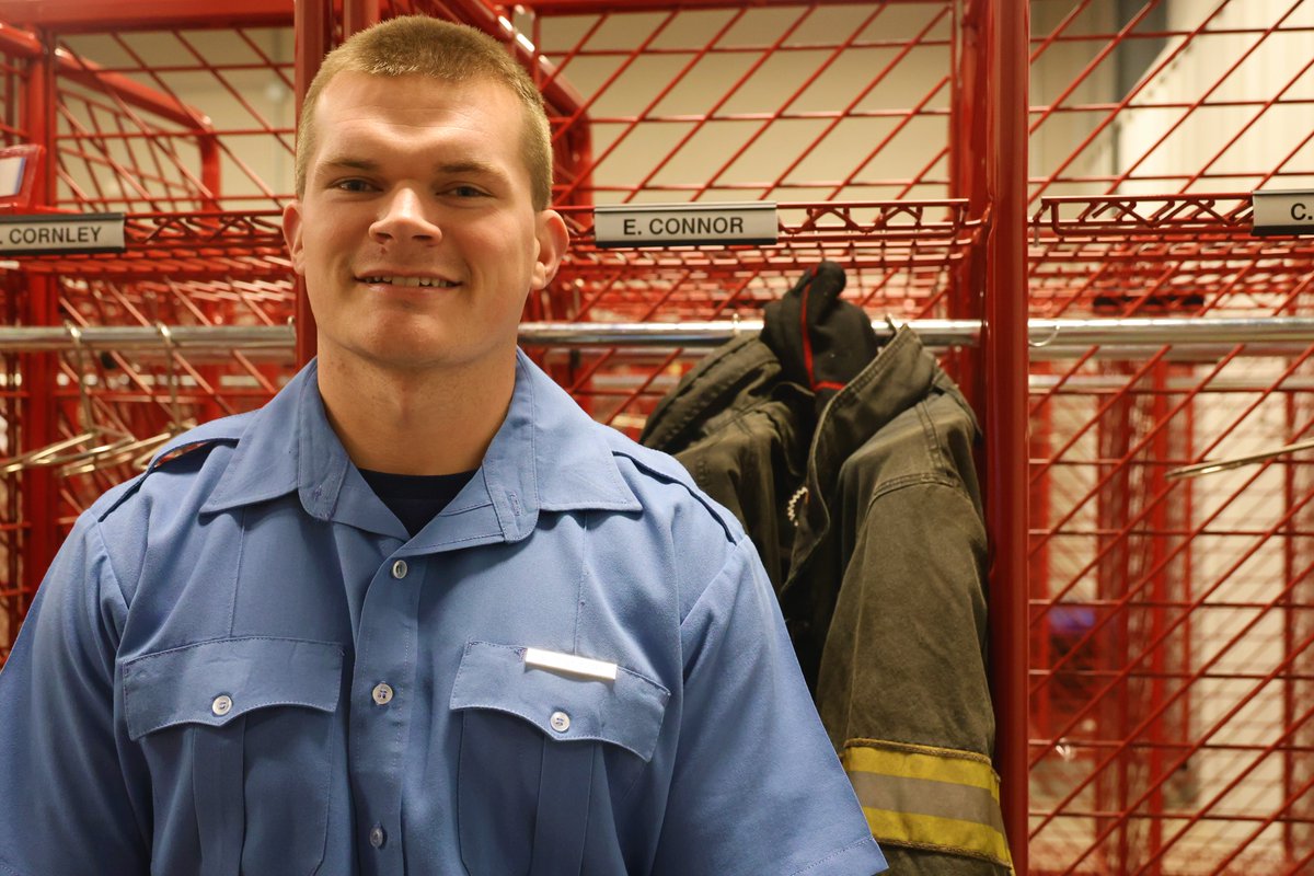 26 y/o Elliot Connor is the older of 2 brothers in #IFDRecruitClass89 & says he always wanted to be FF following in the footsteps of 2 uncles & a cousin.  A proud grad of Scecina Memorial High School, Elliot lives by the David Goggins credo 'Nobody cares what you did yesterday.