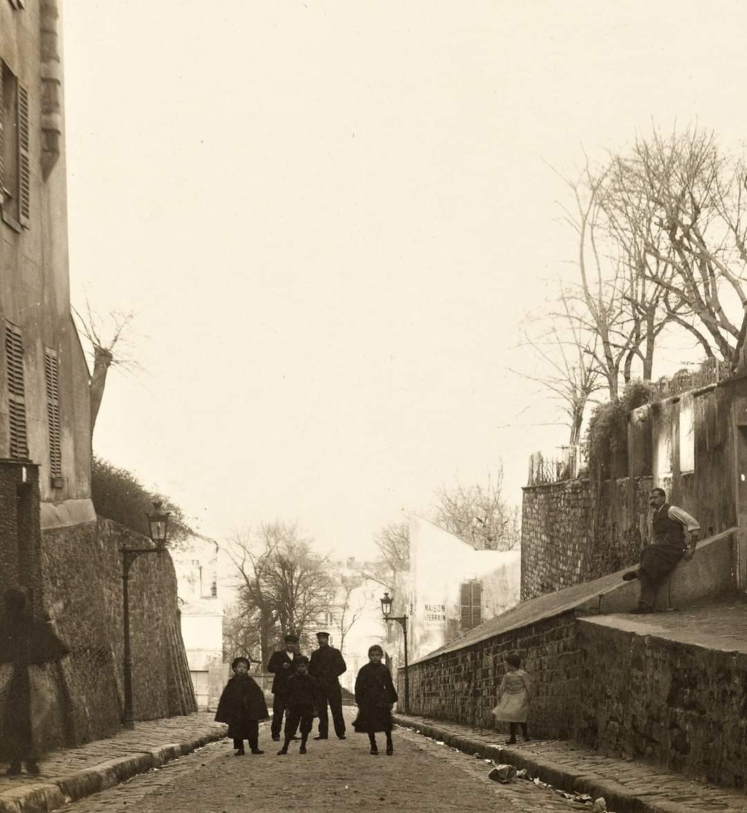 A. Colineaux. Rue des Saules 1904. Montmartre