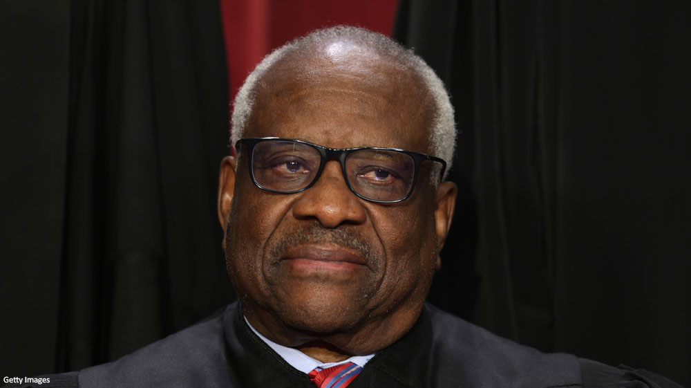 Supreme Court Justice Clarence Thomas told attendees at a judicial conference Friday that he and his wife have faced “nastiness' and 'lies” over the last several years and decried Washington, D.C., as a “hideous place.” MORE: bit.ly/3UAV3yT