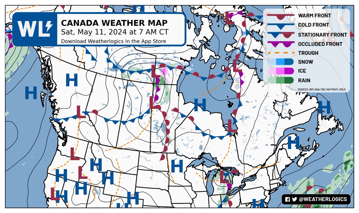 Canada weather map - Saturday, May 11, 2024

#bcwx #abwx #skwx #mbwx #onwx #meteoqc #nbwx #nswx #pewx #nlwx