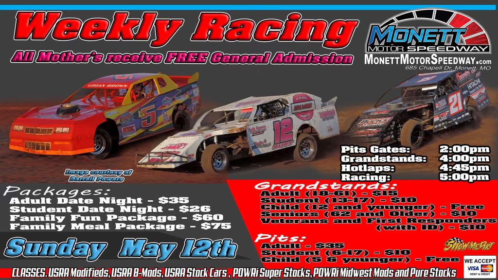 Monett Motor Speedway (@monettspeedway) on Twitter photo 