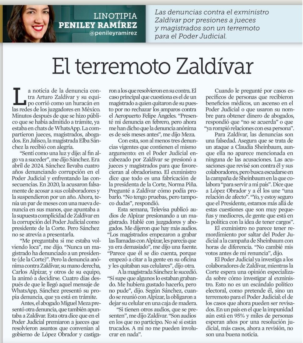 Hablé con juzgadores y abogados. Me dijeron que hay más audios. 'Los magistrados empezaron a grabar las llamadas con Alpízar, les parecía que ya era demasiado', me dijo una fuente. 'Parece que él se dio cuenta, porque empezó a citar a la gente en su oficina y les quitaban sus…