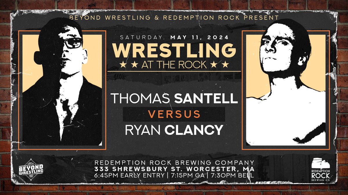 Thomas and I have trained hard together as a tag team. But tonight the Fancy Nerds do a little more than just sparring. A Good Ole Fashioned Grappling Exhibition! 🎟️- beyondwrestlingonline.com/redemption 🛎️- 7:30pm 📍- @RR_BrewingCo Worcester, Ma #Fancy 🥂