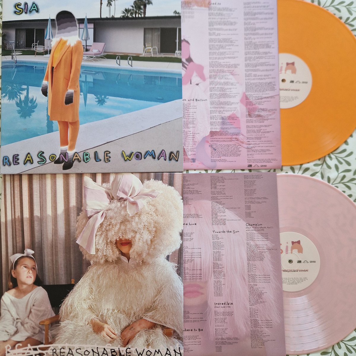 JaviSnower's tweet photo. Sia Reasonable Woman. Otros más para la colección 😁 #vinyl https://t.co/7LRpsmjdAk