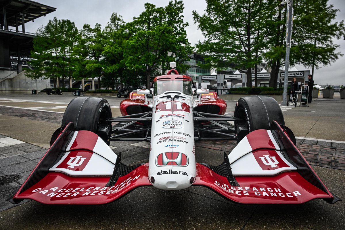 Don’t miss out on the action at 3 p.m. today as we team up with @CGRTeams’ @MarcusArmstrng in the No. 11 IU Simon Cancer Center car. Together, we’re speeding towards the checkered flag and accelerating cancer research. #RaceToBeatCancer #ResearchCuresCancer #INDYCAR #ThisIsMay