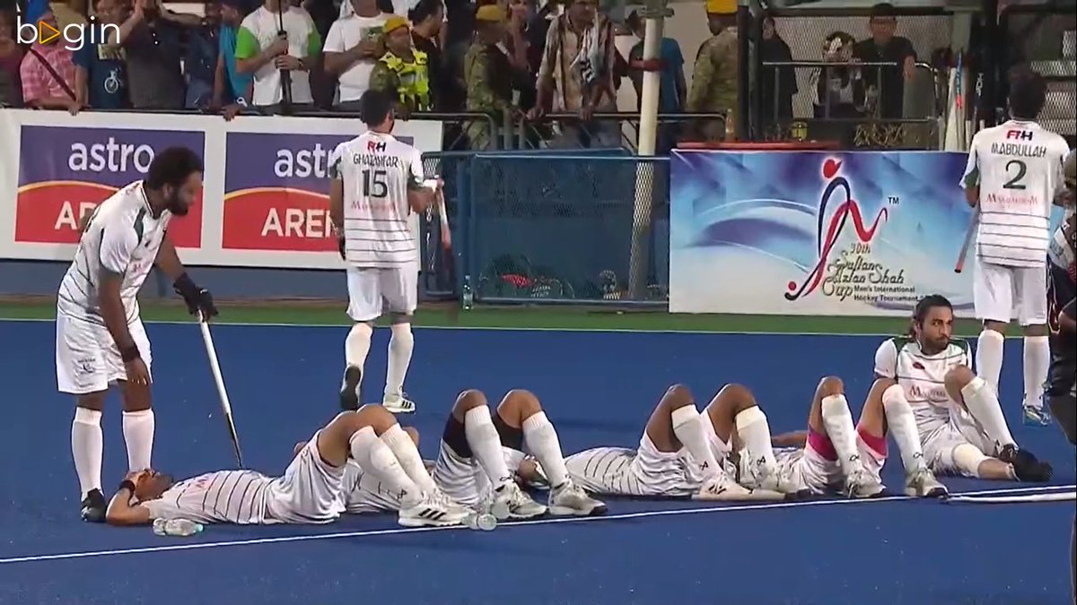 Still a better defeat than Ireland.

You made us proud boys - Well played. 🇵🇰

#AzlanShahCup