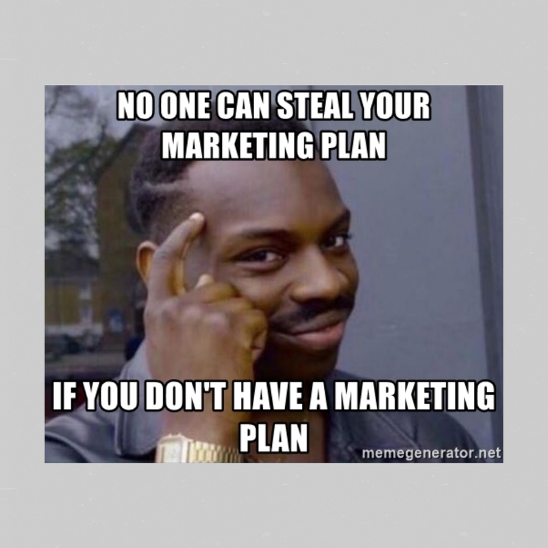 🌟 Guard your secrets with a foolproof strategy: Keep your marketing plan under wraps by not having one! Ready to innovate on the fly? Let's dive into the world of spontaneous marketing brilliance! 💡 #GregCannon #gcann #gcannTips #GoogleAdMeme #MarketingPlan #MarketingMeme