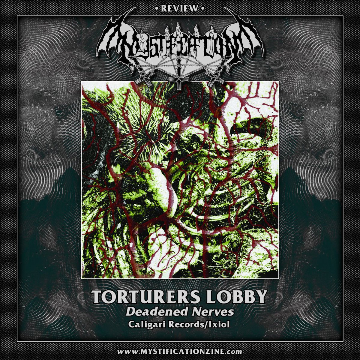 TORTURERS’ LOBBY – Deadened Nerves (2024) | REVIEW Extreme metalpunk from Tampa, Florida. Debut LP. mystificationzine.com/2024/05/11/tor…