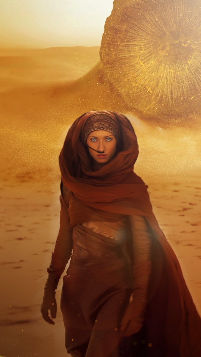 #midjourney + #adobhe #adobefirefly #FireFly + #faceswap + #photoshop2024 + #lightroom = Türkiye Dune Girl 🎬🖤🎧✨