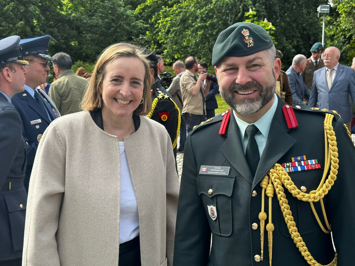 GodinCath's tweet photo. Today, with my colleague the Defence Attaché, I was honoured to represent 🇨🇦 at the commemoration in 🇵🇱 of the 80th Anniversary of the Battle of Monte Cassino. https://t.co/2xNRQ4Dc50