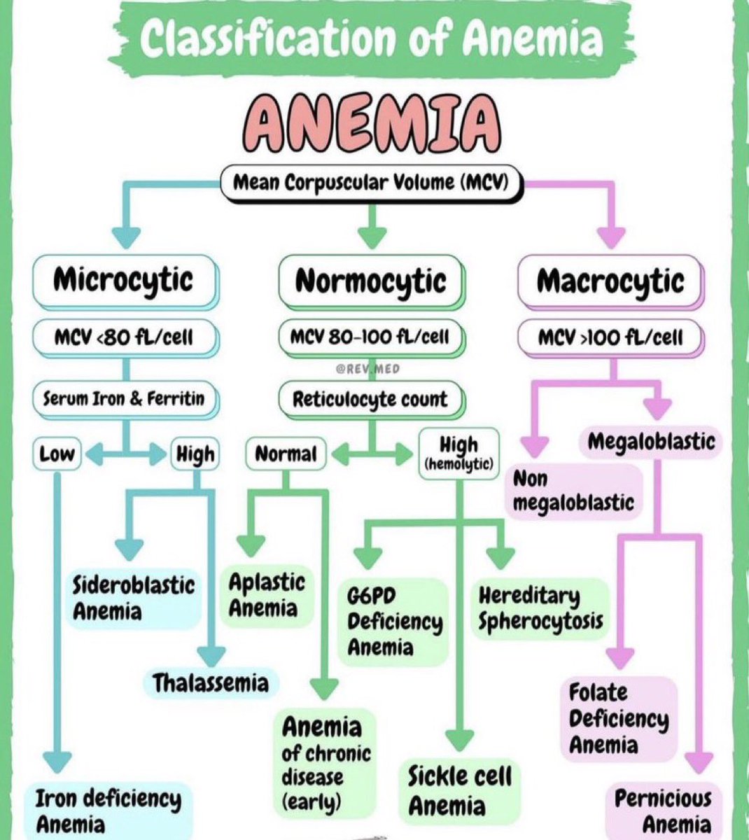 Classification of Anemia #MedEd #FOAMed