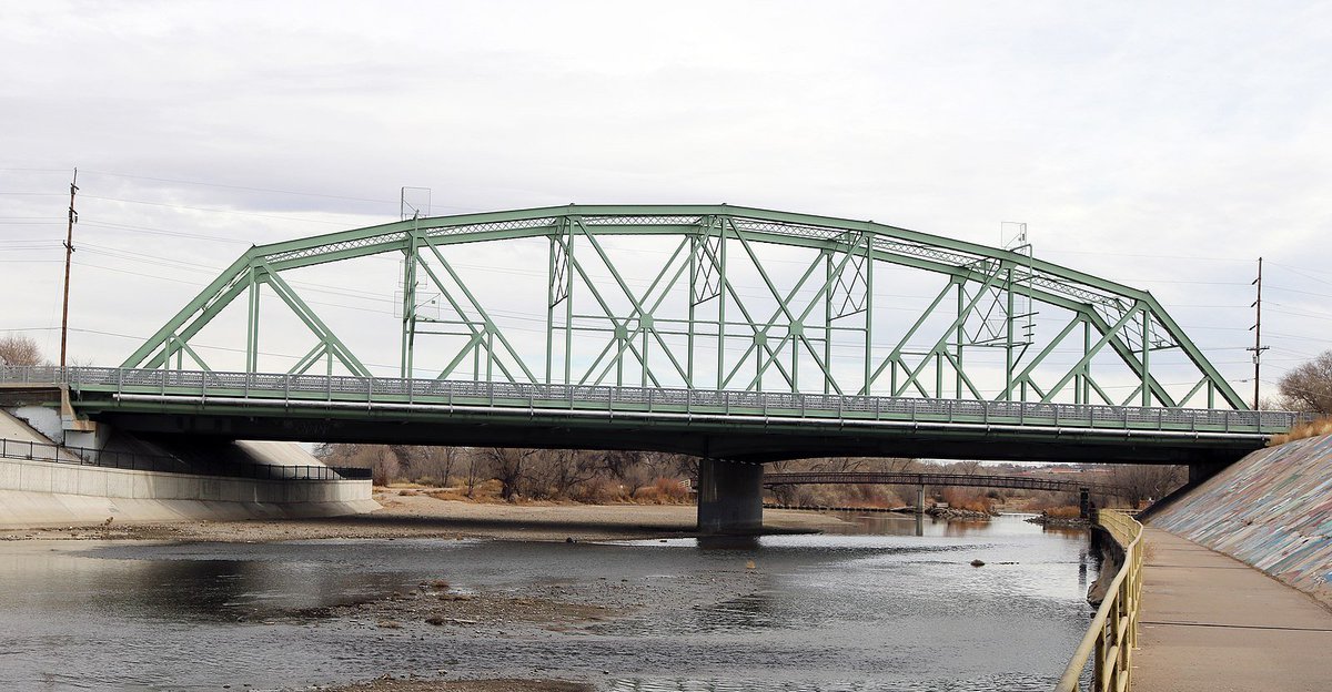 The 100-year-old Santa Fe Avenue Bridge in Pueblo, Colorado. Built in 1924. #Pueblo #Colorado