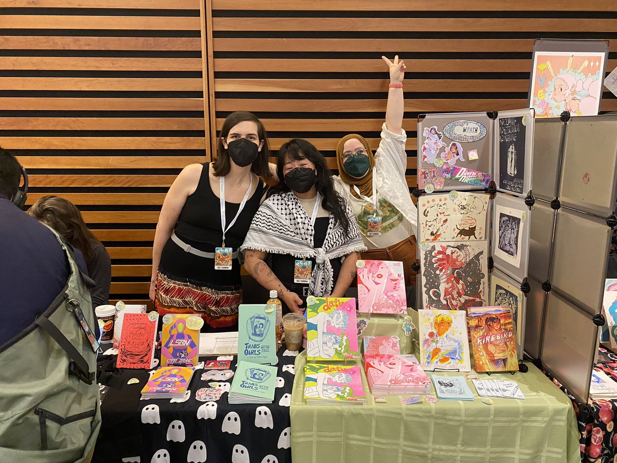 datura mag n friends 🌸 plus even more friends in the salon near us! tcaf table 2036 in the salon!