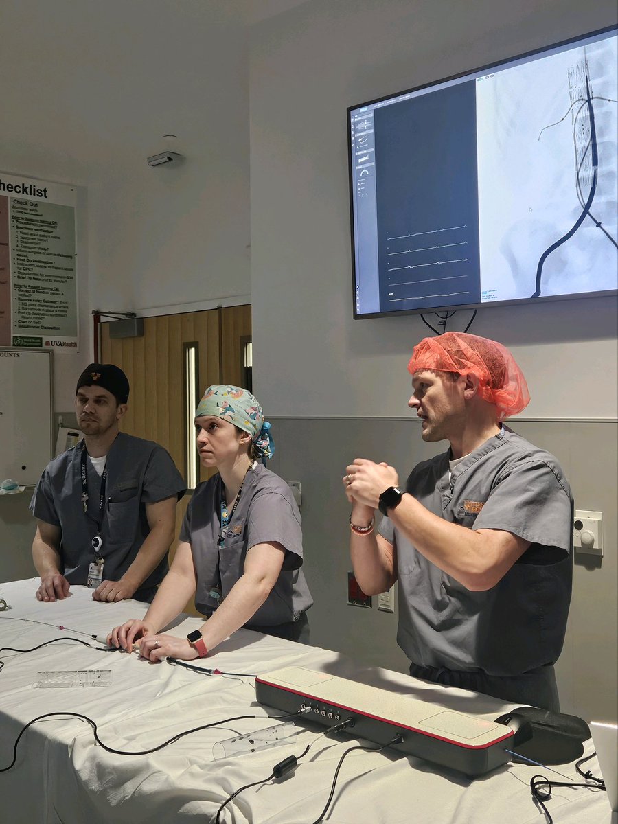 WDarrinClouse's tweet image. ZFEN TRAINING DAY AT UVA!!! Team’s been busy real deal! You go @UvaVascular @FarivarMD @MeganTracci