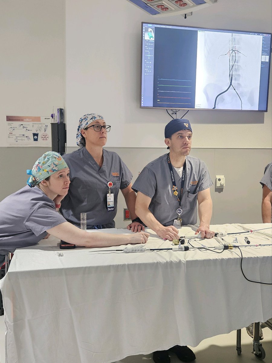 WDarrinClouse's tweet image. ZFEN TRAINING DAY AT UVA!!! Team’s been busy real deal! You go @UvaVascular @FarivarMD @MeganTracci