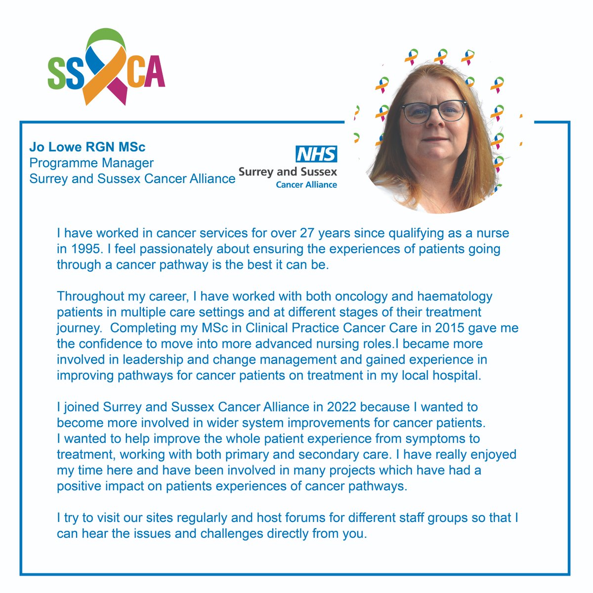 Surrey and Sussex Cancer Alliance tweet media