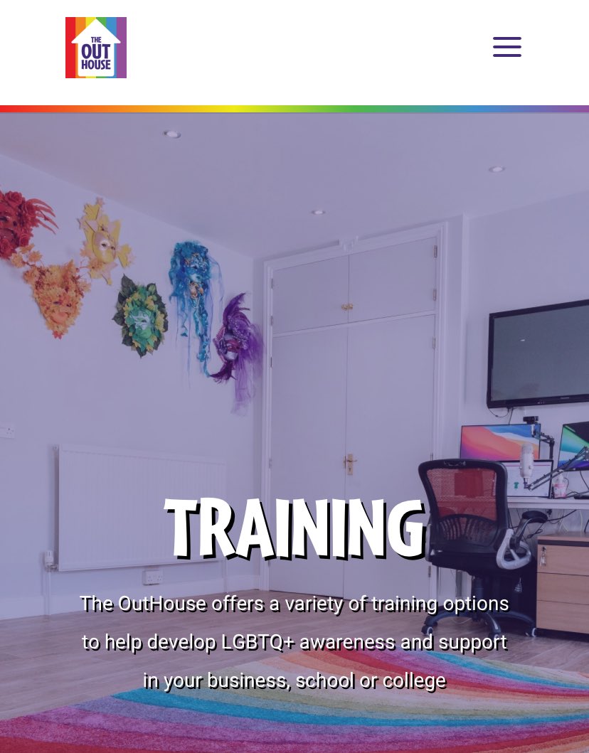 The OutHouse has delivered training for local schools on “LGBTQ+ awareness”. Here’s an example of the content (which now appears to have been taken down from the website).