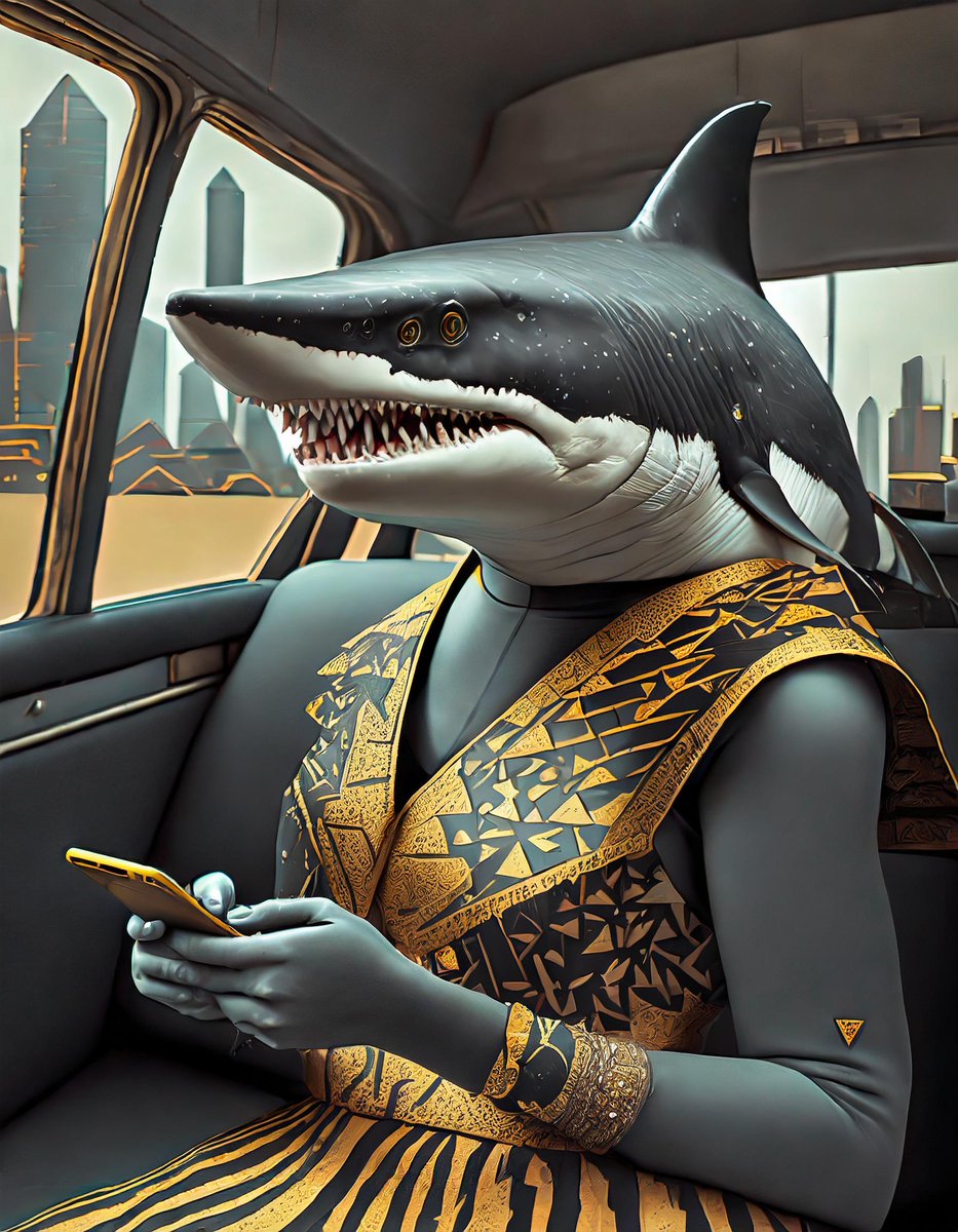@Americannorw I dropped her off at the party… #TaxiCabConfessions #Taxi #NewYork —> #Miami #SpringBreak #Spring #Break #SharkWeek #sharks #ART #Artist #NFT 'Whales: Big Splashers” on @cryptocomnft