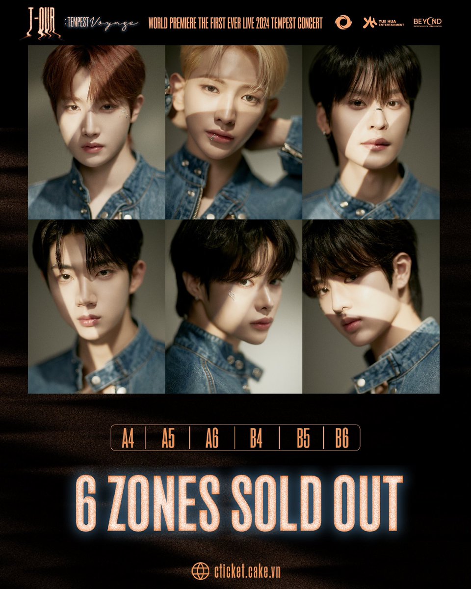 6 ZONES SOLD OUT at [T-OUR: TEMPEST Voyage]!

Zones A4 - A5 - A6 - B4 - B5 - B6 of [T-OUR: TEMPEST Voyage] are now officially SOLD OUT 🤩

But fear not! Other prime spots are still up for grabs. Secure your tickets at CTicket: cticket.cake.vn/event/tempest-… 😍😍

#BeyondE_C #TEMPEST