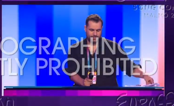 VocaISuspension's tweet photo. UPDATE:

Petra Mede is gone, and has been replaced by a stand in for the jury results of the family show. They also did not speak to Martin Osterdahl before announcing the points. https://t.co/hACIAj1XmF