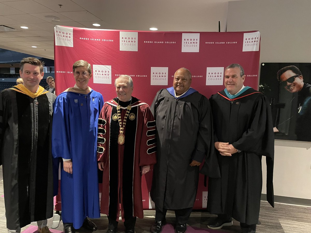 It was an honor to take part in Rhode Island College's 2024 Commencement. Wishing the #RICClassof2024 all the best as they embark on their next chapter. Your hard work and determination have brought you to this moment. Congratulations!