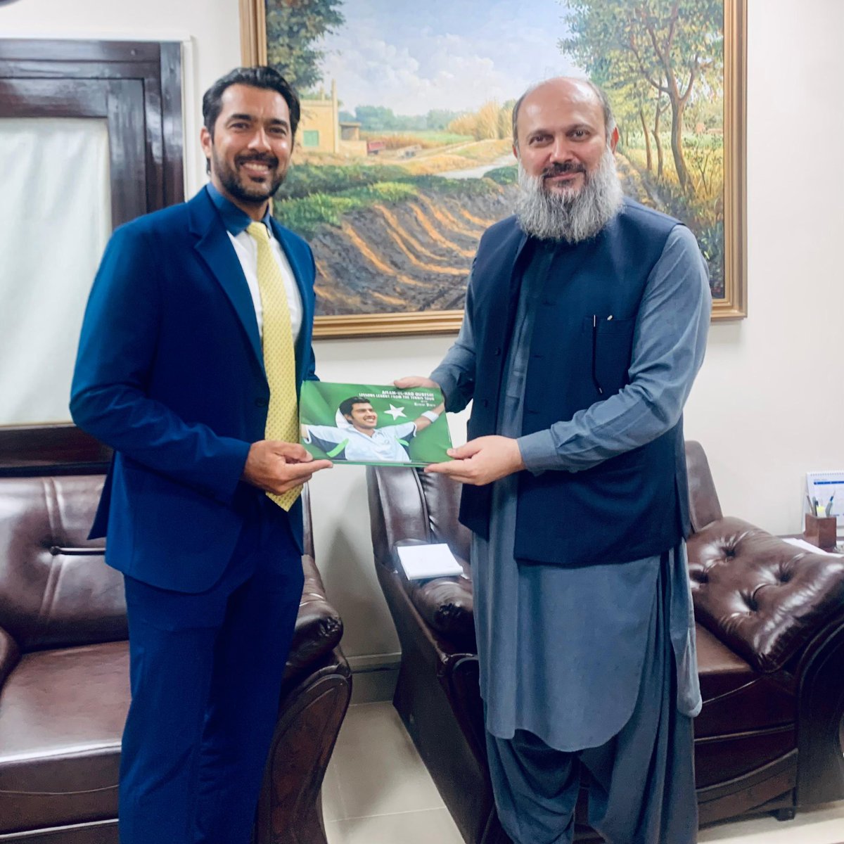 Great to engage with Pakistan Tennis Federation President @aisamhqureshi, exploring avenues to bolster tennis, particularly in #Balochistan. Together, we're dedicated to advancing sports accessibility and nurturing talent across Pakistan.