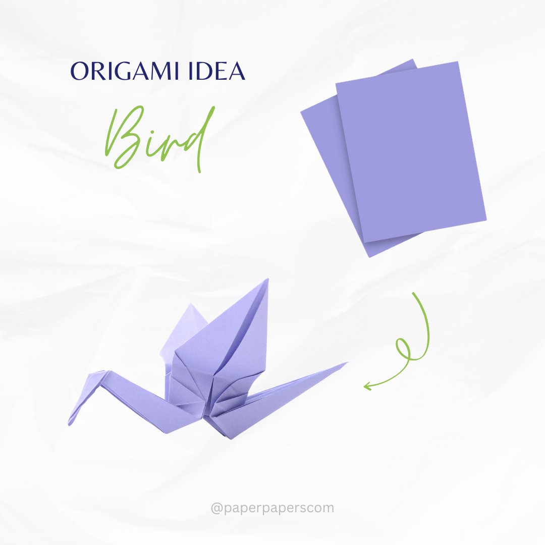 Want to make your own #Origami #Bird? They are super easy and fun to make! Check out how to make your own on our blog!

#OrigamiBird:

paperpapers.com/news/paper-cra…

#origamicrane #crane #creativityforlife #creativeinspiration #creativelife #becreative #paperartist #paperart